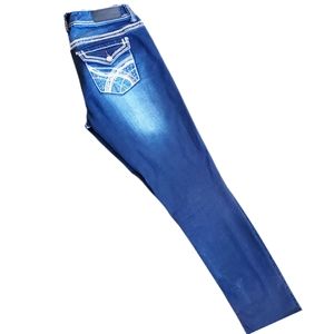 Rue21-Twenty One Black Low Rise Curvy Ankle Skinny Jeans